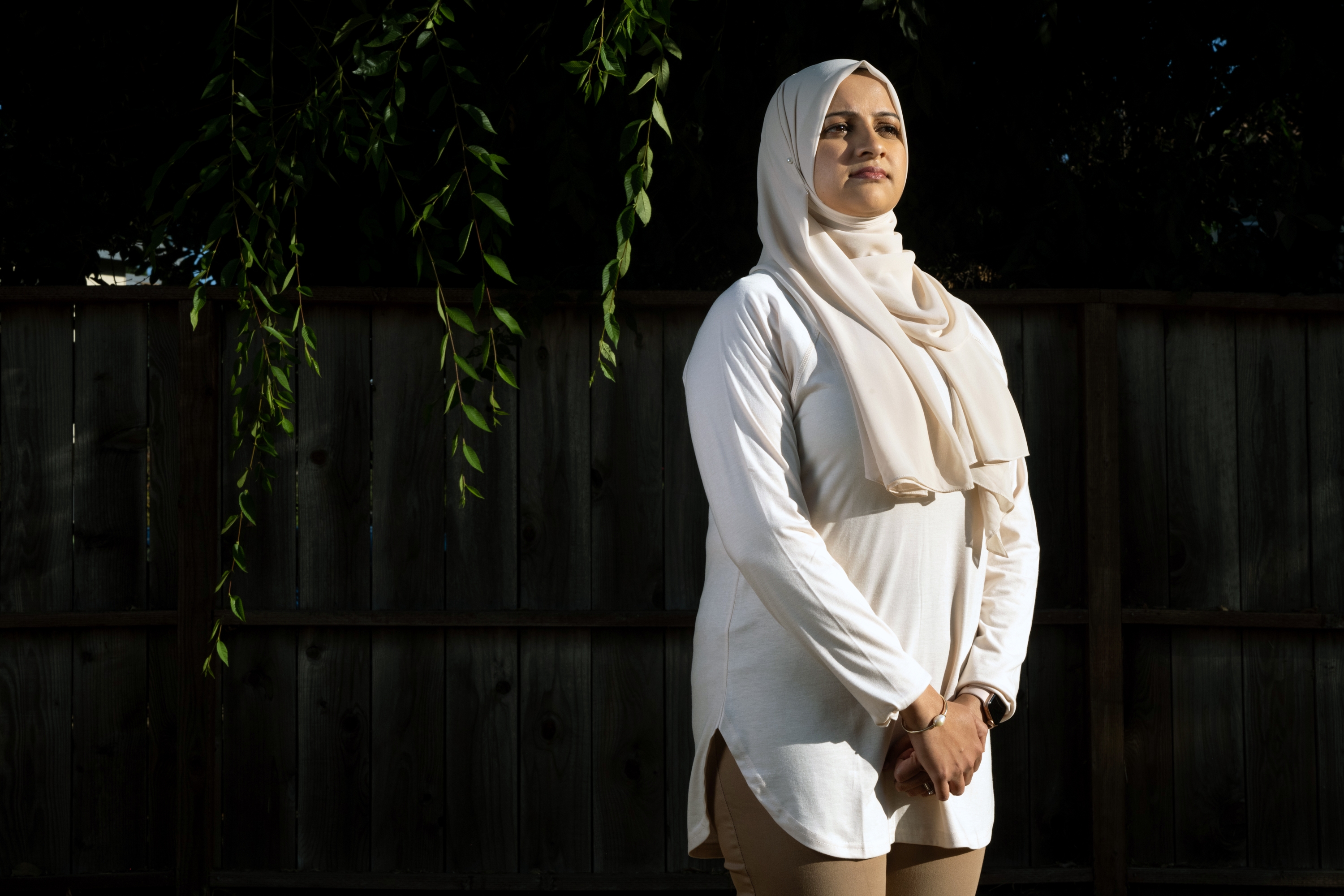 Portrait photograph of Nazneen Rajani outdoors